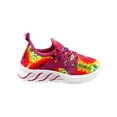 thumbnail image 3 of Take A Walk Girls’ Athletic Tie-Dye Rainbow Fashion Sneaker, Sizes 11-3, 3 of 4