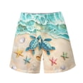 thumbnail image 4 of Binienty Men's Board Shorts Beach Swim Trunks With Sea Turtle Print - Quick Dry for Summer Vacation Surfing and Swimming, 4 of 5