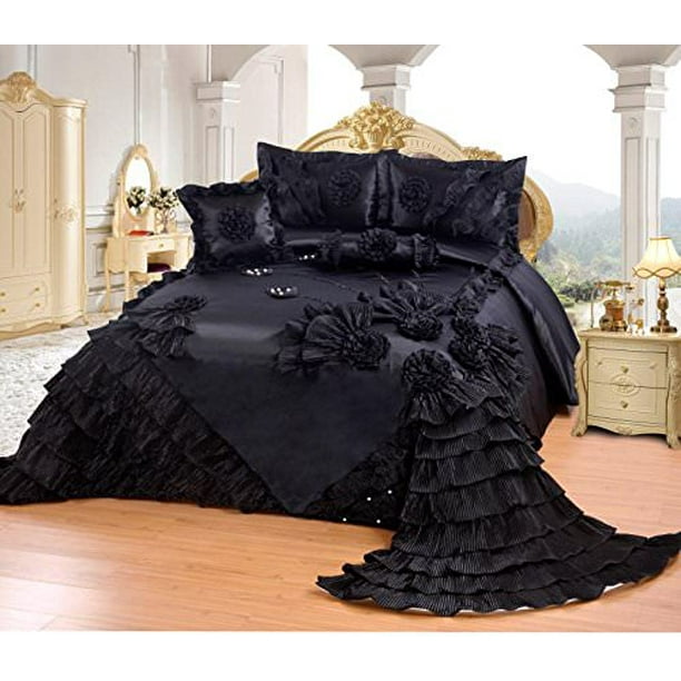 Octorose Royalty Oversize Wedding, Standard Size Of King Bedspread