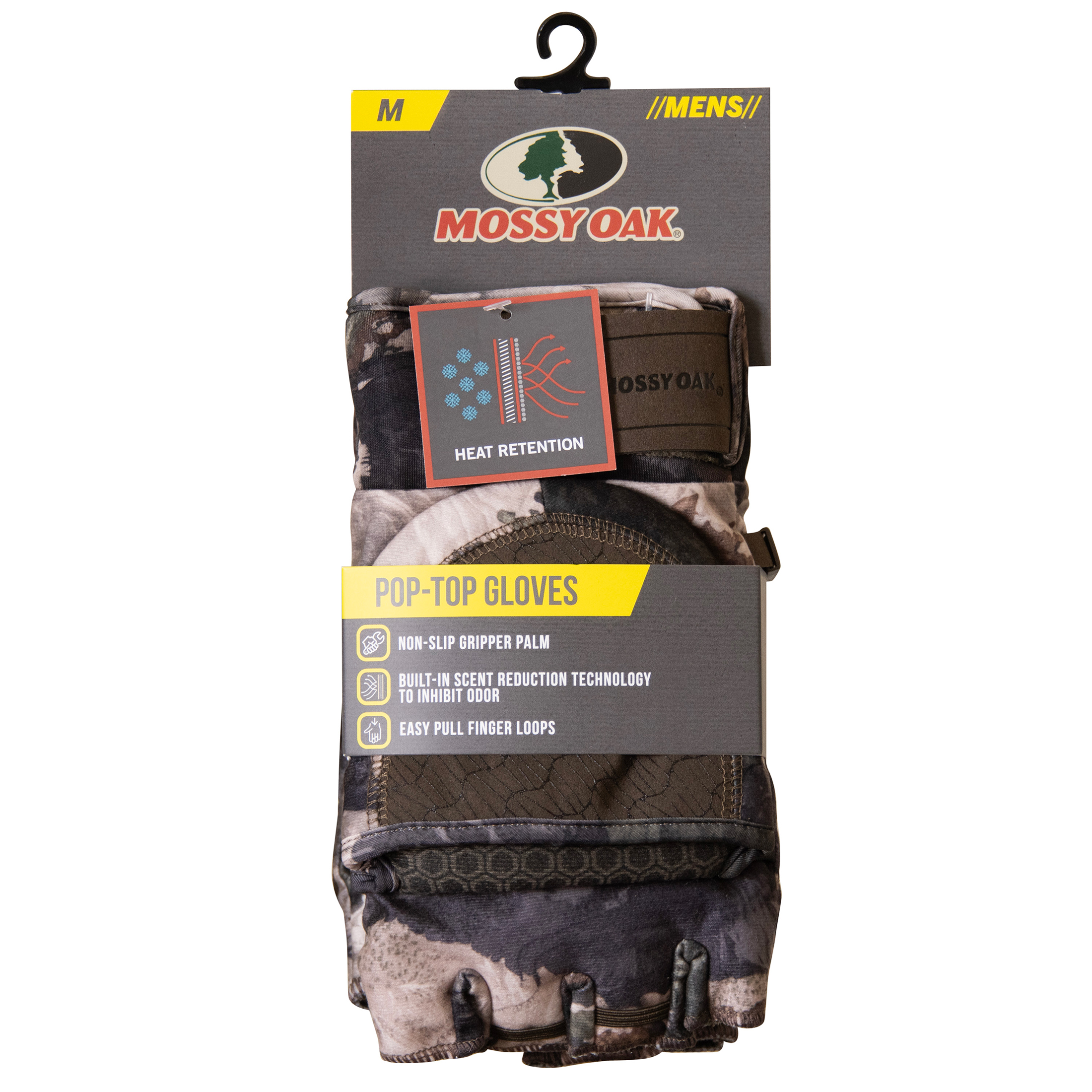 Mossy Oak Terra Gila Men's Pop-Top Hunting Winter Gloves