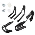 thumbnail image 3 of Garage Storage Hook, 2 Rod Design Multi Purpose 14 Pcs Garage Wall Mount Tool  For Ladder ANGGREK Garage Tool Hanger, 3 of 8
