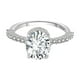 thumbnail image 1 of Puntoco Anillo De Boda Para Mujer De Moissanita Con Diamantes De Imitación De Lujo, Conjunto Redondo De Cuatro Puntas De Un Quilate O Dos Quilates, Decoración Del Hogar, 1 of 1