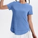 thumbnail image 5 of TaTaai Sun Protective Round Neck Top, Women‘s Short Sleeve UPF T-Shirt, Soft Solid Color Shirt for Outdoor Activities and Sports Wear Gift, 5 of 9