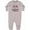 AC-Heather Grey, variant on Inktastic Military Homecoming Welcome Home Daddy Baby Fleece Romper
