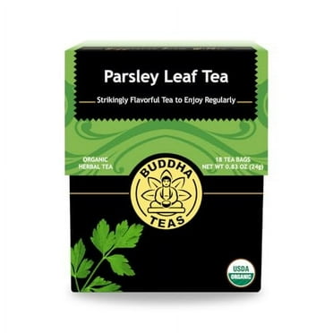 - Organic Parsley Leaf Tea - Herbal Tea - For Health & Wellbeing - With Antioxidants & Minerals - Clean Ingredients - Caffeine Free - Ou Kosher & Non-Gmo - 18 Tea Bags (Pack Of 1)