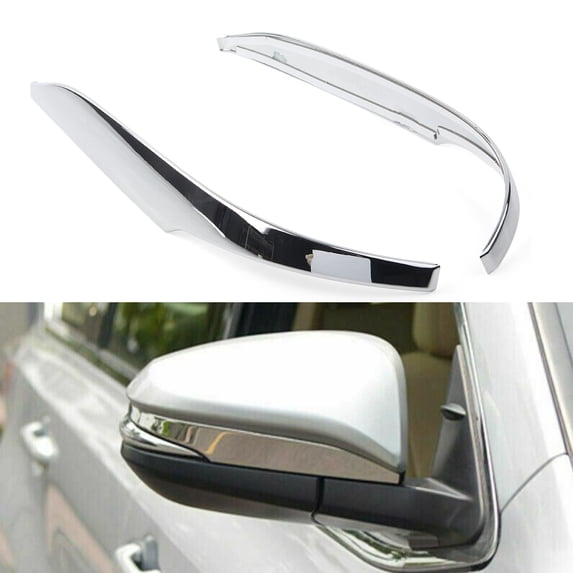 BFY ABS Chrome Car Side Rearview Mirror Decoration Trim For Toyota Highlander 2014 2015 2016 2017 2018 2019 Car Styling Moulding
