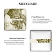 thumbnail image 5 of Rateoe Chickens Pattern Tissue Box Cover, Modern Square Decorative Leather Facial Paper Case Organizer Holder Dispenser 5X5X5'', 5 of 7
