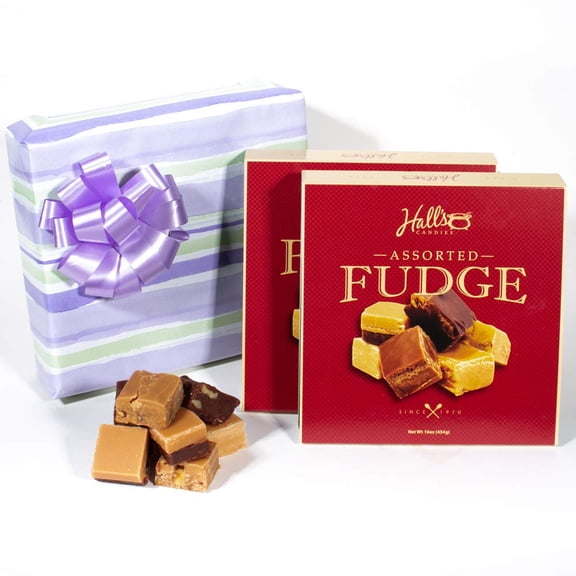 Lavender Green Chocolate Fudge Gift Box - 2 Pounds, Authentic Recipe