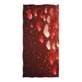 thumbnail image 3 of Ryvnso Valentine Red Heart Oversized Beach Towel Microfiber Bath Blankets Swimming Fitness 37" x 74", 3 of 5