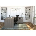 thumbnail image 3 of Bestar Pro-Linea L-Desk in Bark Gray, 3 of 4