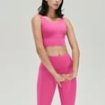 thumbnail image 3 of Sevpuikl Women's Seamless High Neck Padded Sport Bra V-Back Medium Support Athletic Tank Top Yoga Fitness workout Crop Tops, 3 of 7