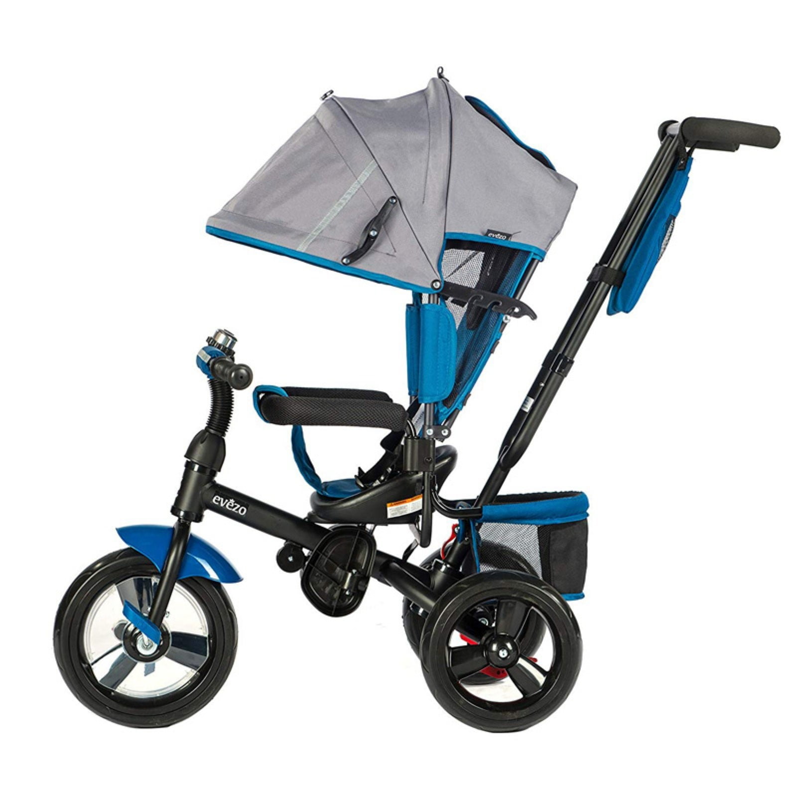 Evezo Kalin Full Size Reclining Tricycle with Push Handle