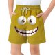 thumbnail image 1 of Pantalones cortos infantiles con bolsillo, cordón elástico, estampados, estilo casual, bañador, cinco puntos., 1 of 8