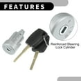 thumbnail image 4 of Unique Bargains Ignition Lock Cylinder w/ Keys for Ford Transit/ for Ford Transit Custom Ignition Switch Cylinder, 4 of 6