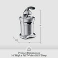 thumbnail image 6 of Breville 800CPXL Juicer, One Size, Brushed Stainless, 6 of 6