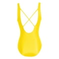 thumbnail image 5 of Bathing Suit For Women- "Women's Chic Neck Swimsuit Color Straps Open Back Triangle Design", Bikini Femme, 5 of 5