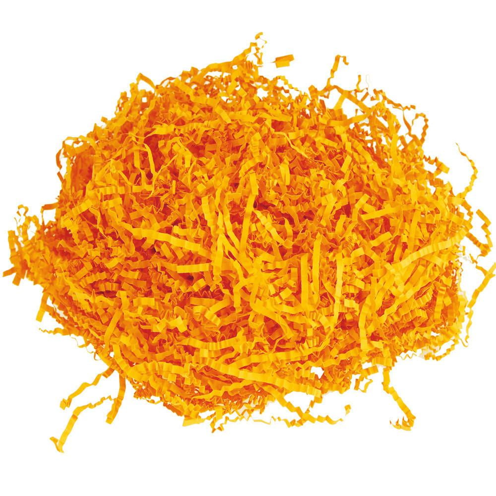 Crinkled Paper Shreds Packaging, 2Ounces, Orange