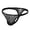 Black, variant on Men's Underwear Lightweight Lace A Thong for Men Friendly Low Waist Bikini Shorts Breathable Comfort Underwear Black L