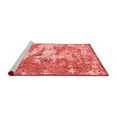 thumbnail image 2 of Ahgly Company Machine Washable Indoor Rectangle Abstract Red Modern Area Rugs, 2' x 4', 2 of 4