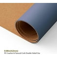 thumbnail image 3 of Cork Desk Mat - Dual-Sided Desk Pad for Office and Home - Desk Organization and Accessories - Ideal for Large Mouse Pad and Desk Mats on Top of Desks(Dark Blue,80cmx 40cm), 3 of 8