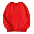 thumbnail image 7 of IWRICH Cute Hoodies for Women Rhinestone Angel Sweatshirts 20s Fashion Casual Tees Red M, 7 of 7
