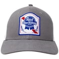 thumbnail image 2 of Pabst Blue Ribbon 804469 Pabst Blue Ribbon Pbr Label Snapback Trucker Hat, 2 of 4