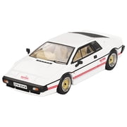 Lotus Esprit Turbo RHD White with Red Stripes 007 James Bond For Your Eyes Only (1981) Movie 1/64 Diecast Model Car by Mini GT