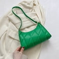 thumbnail image 2 of Soft Handle Shoulder Bag Women's Shoulder Bag Smooth Faux Leather Large Capacity Zipper Closure Solid Color Firm Stitching Portable Cosmetic Earphone, 2 of 8
