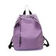 thumbnail image 3 of Bolsa de gimnasio para natación, mochila deportiva, bolso de mano con compartimento para zapatos, ligera, informal Púrpura, 3 of 9