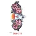 thumbnail image 4 of Kotbs 6 Hojas de Tatuaje Temporal de Brazo Completo, Tatuajes Temporales Extra Grandes Impermeables para Mujeres, Hombres, Adultos, Calavera Negra, Rosa, Arte Corporal, Tatuaje, Tatuaje Falso, 4 of 6