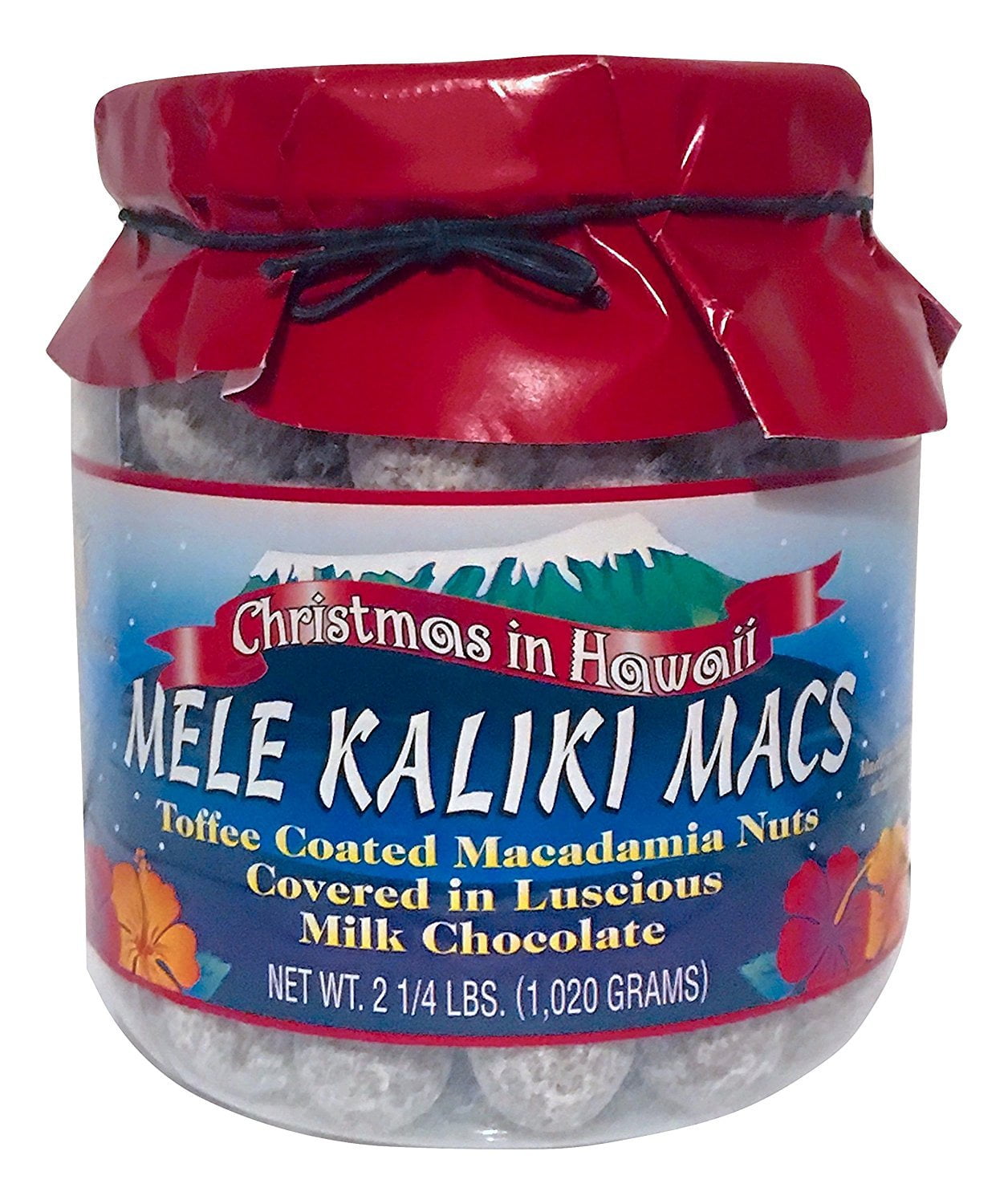 Island Princess Mele Kaliki Macs Chocolate Toffee Covered Macadamia Nuts, 34 0z.