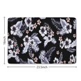 thumbnail image 5 of Pioneer Flower Floral Print Flannel Non Slip Door Rugs,Washable Door Mats Indoor,Decorative Door Mats,Dirt-Resistant and Absorbent Doormat for Entrance,Bedroom,Kitchen,Bathroom,23.5"x16", 5 of 5