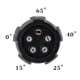 thumbnail image 5 of Speravity Boquilla de plástico 5 en 1 para lavadora a presión automotriz, portátil, profesional, multimodos, adaptador ajustable de 1/4 pulgadas, Vehículos, repuestos y accesorios Mis Speravity VI016620-00B, 5 of 6
