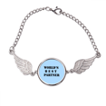 thumbnail image 1 of Mejor socio compañero colega Pulsera pulsera pulsera alas de ángel pulsera, 1 of 3