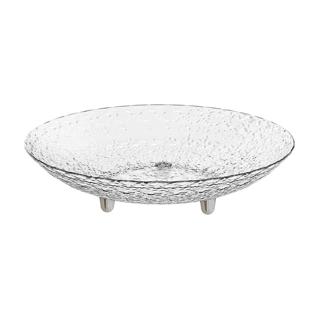 COM1950s Fruit Bowl, 13 Inch Plastic Serving Bowl, Decorative Centerpiece for Coffee Table, Versatile Snack Holder for Living Room, Lightweight Fruit Dish for Daily Use