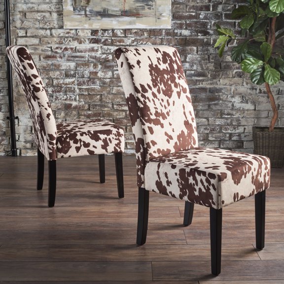 Dining Chair Pair - Armless Contemporary Eating Style Rubberwood Beige Velvet Upholstered Seats 2pcs Chairs Modern Design Material In Color