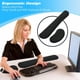 thumbnail image 5 of Juego de reposamuñecas para teclado y reposamuñecas para ratón, para soporte de muñeca en computadora, computadora portátil, oficina y juegos, 5 of 5