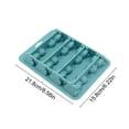 thumbnail image 3 of Moldes de silicona con forma de gato, paquete de 2 rejillas para hielo con forma de gatito para cócteles, bebidas y refrescos. Fácil de desmoldar. Embudo para rellenar. Divertida escultura de hielo, 3 of 6