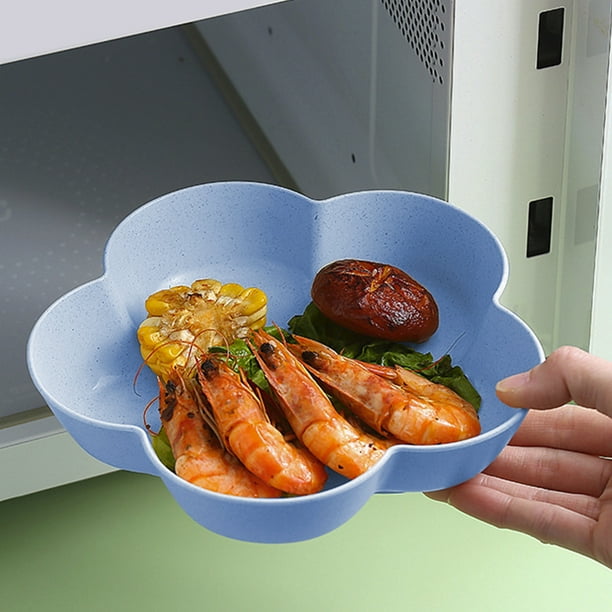 Wheats Straw Plates Dessert Salad Plates Small Serving Cake Dessert Plates Dipping Sauces Plates Salad Plates Reusable Dishes Dishwasher Microwave Safe