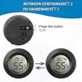 thumbnail image 2 of 10-Pack LCD Hygrometer Thermometer for Greenhouse, Nursery, Reptile Habitat Monitoring, 2 of 5