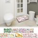 thumbnail image 1 of Alfombra de baño de tierra de diatomeas - Alfombra de suelo antideslizante de secado rápido, diseño de flores 3D, alfombra absorbente para ducha, inodoro y cocina, 1 of 3