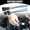 thumbnail image 2 of Unique Bargains 4 Pair Universal 9006 Car LED Bulb Socket Auto Male Female Wiring Harness Connector Pigtail Plug, 2 of 8