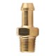 thumbnail image 1 of Turbocharger Compressor Housing Brass Boost Nipple Hose Fitting 1/8in 27 NPT Gold, 1 of 5