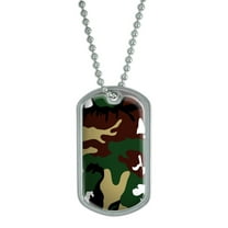 Camouflage Army Soldier Dog Tag