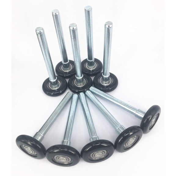 10PCS Garage Door Rollers Nylon Material uses 6200ZZ Protective Cover Roller Bearings Sturdy Ultra-Quiet