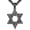 A02-black, variant on Star of David Necklace for Men 925 Sterling Silver Estrella De David Classic Jewish Israeli Pendant Necklace Jewelry Gifts for Men Women