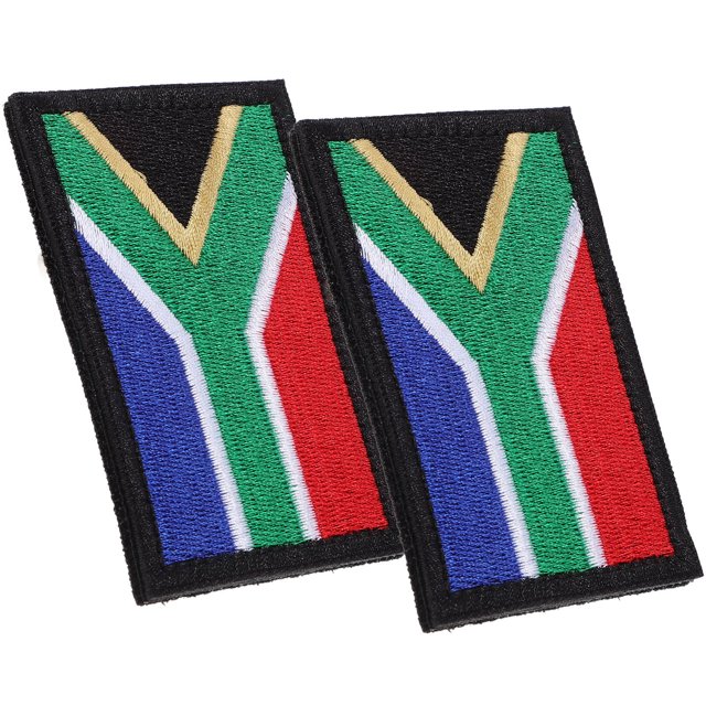unbranded 2Ud Parche Decorativo Sudáfrica Para Ropa Y Con Exclusivo En Tela