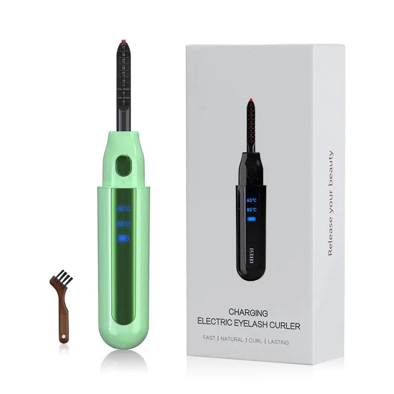Dual-temperature control electric eyelash curler, 8-10 seconds fast curling |   Digital display, USB charging, does not damage eyelashes