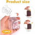 thumbnail image 2 of 12 Pcs Bouteilles de Shot de Gingembre 50ml avec Couvercles Bouteilles de Jus Transparentes Étanches Réutilisables Petite Bouteille en Plastique Mini Bouteille pour Ranger Jus Lait Eau Boissons, 2 of 5