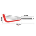 thumbnail image 4 of Wweixi Spatule de Friture Antidérapante Spatule de Poisson à Fentes en Acier Inoxydable Antirouille Antiadhésive Fournitures de Cuisson Rouge / Or Poignée, 4 of 6